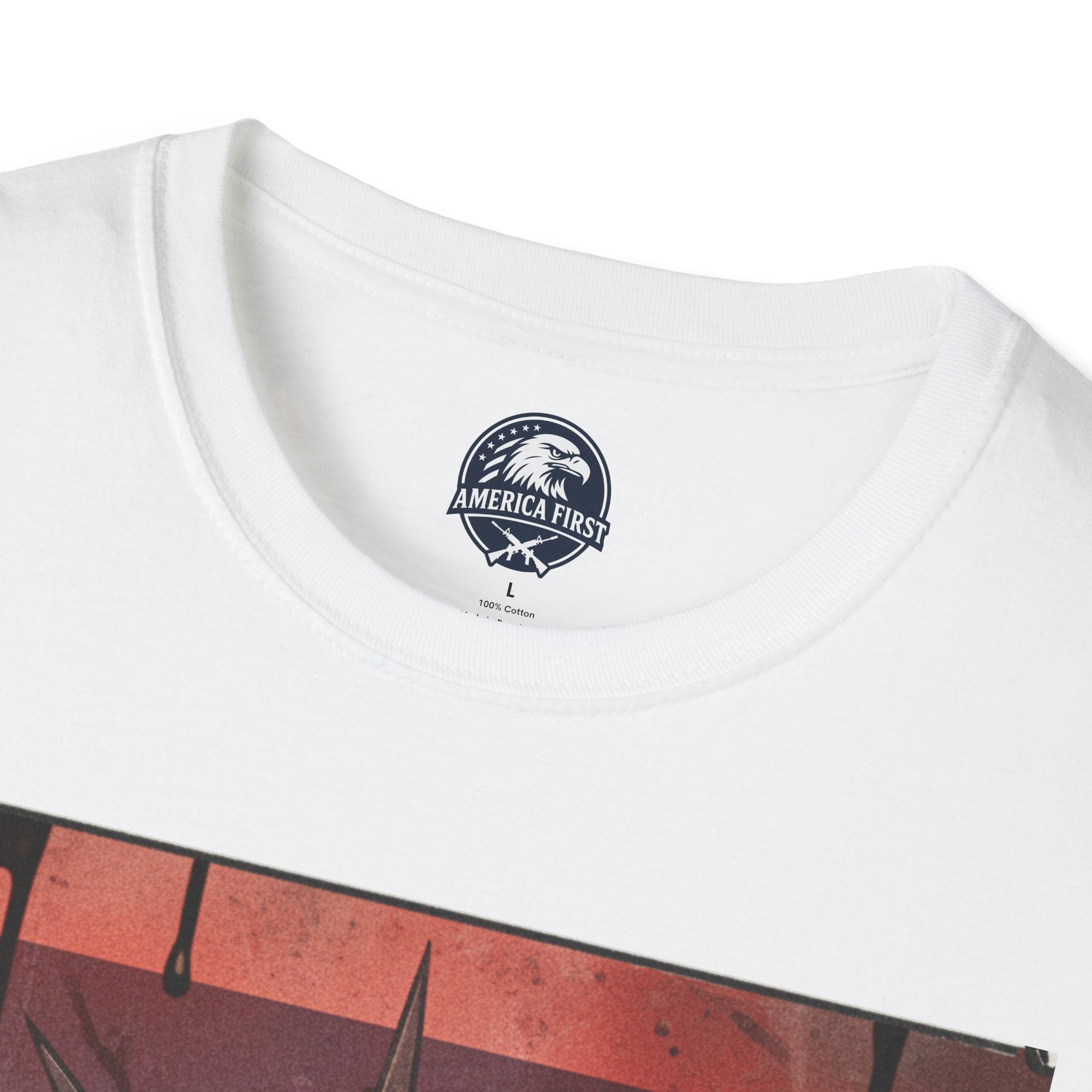 Statue of Liberty 'Silence' Graphic T-Shirt — Dystopian Urban Art Tee