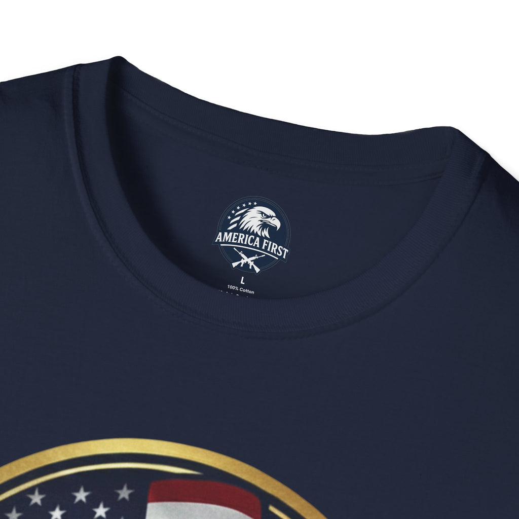 America First Eagle T-Shirt — Patriotic USA Flag Graphic Tee