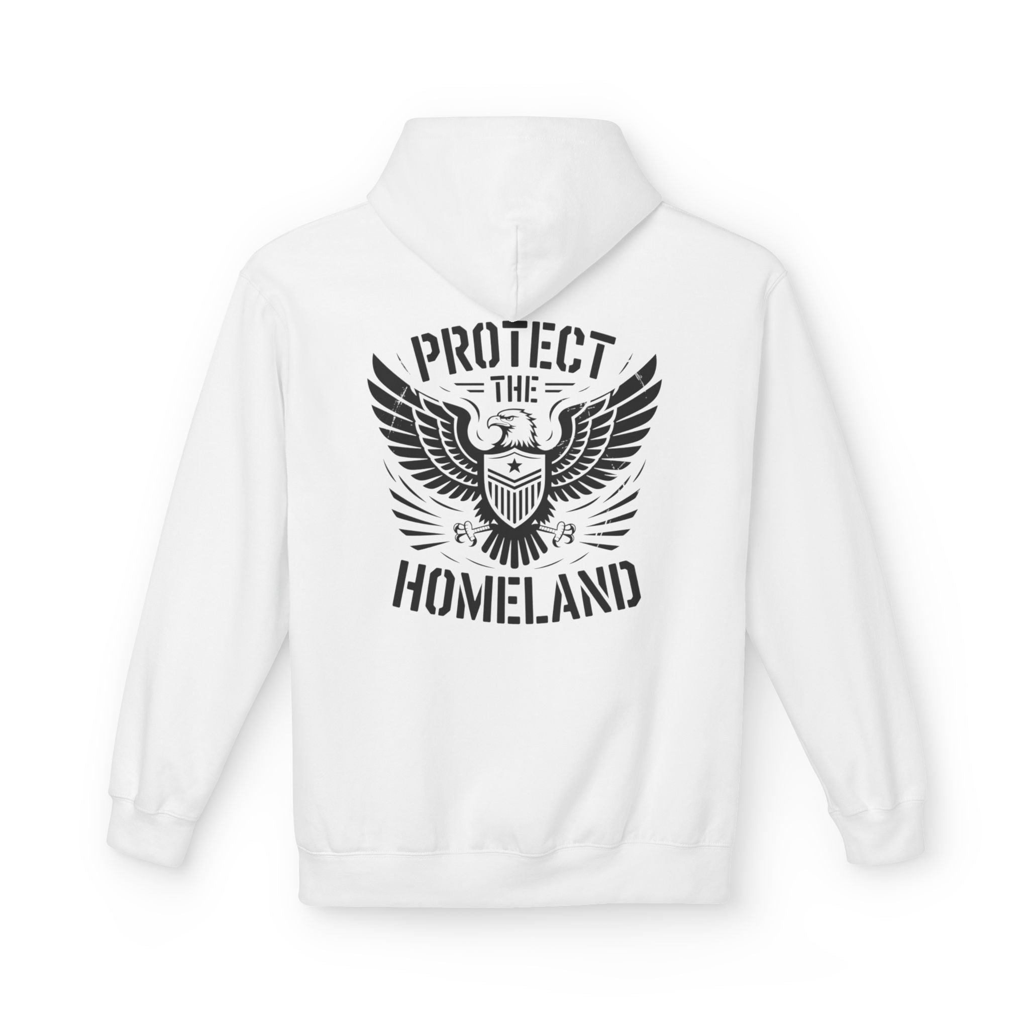 Protect the Homeland Hoodie — Patriotic Eagle Graphic Pullover