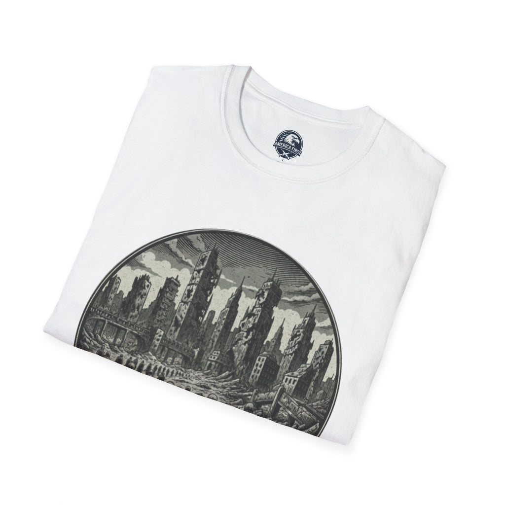 Chain Migration T-Shirt — Dystopian Urban Pilgrims Graphic Tee