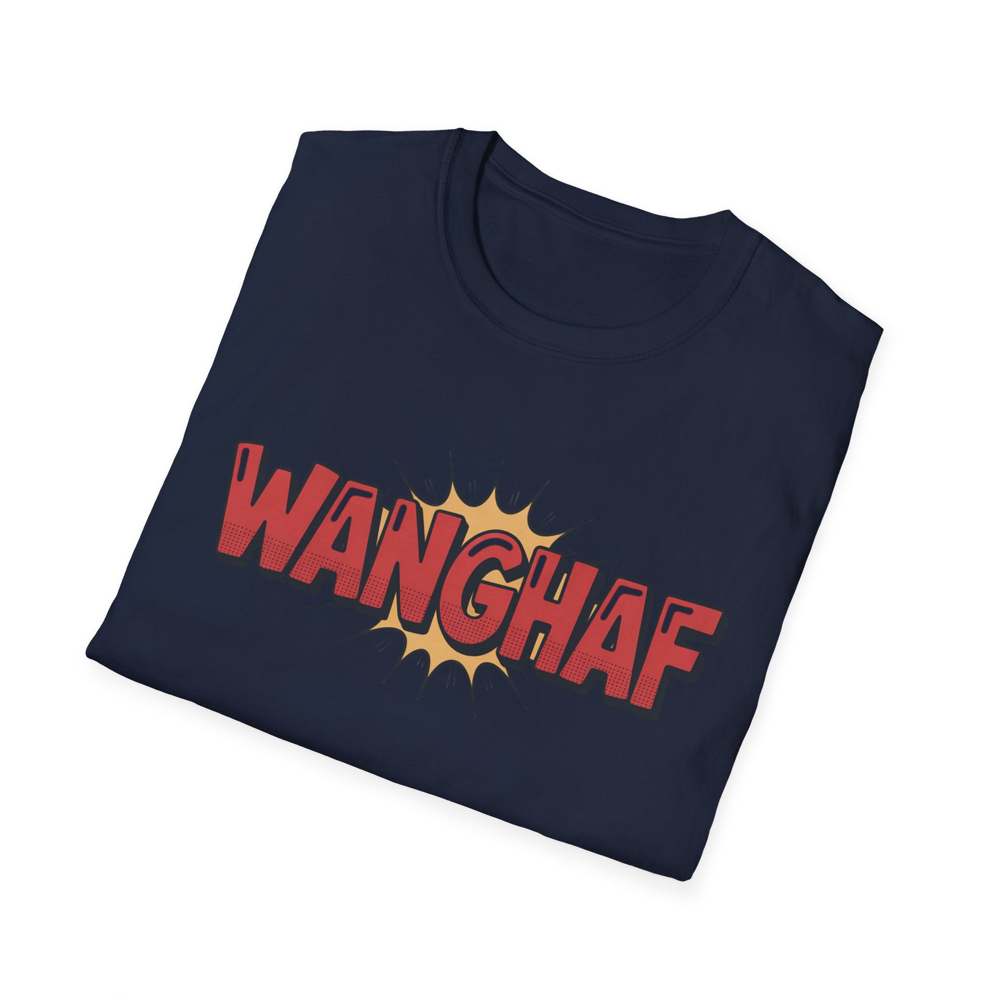WANGHAF Comic-Style Graphic T-Shirt