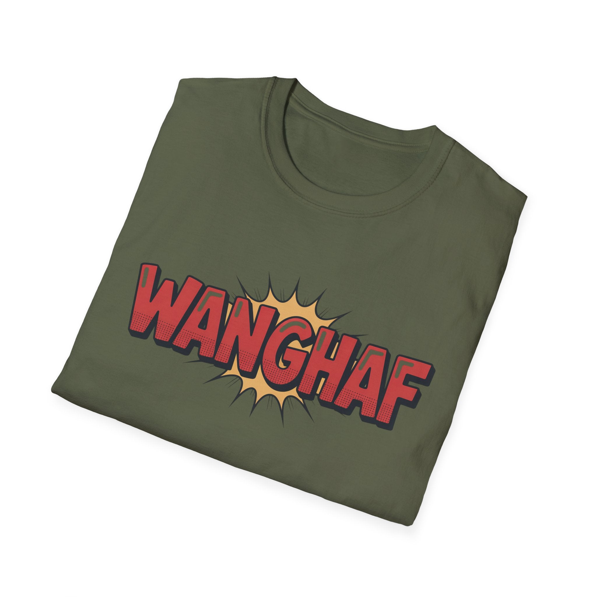 WANGHAF Comic-Style Graphic T-Shirt