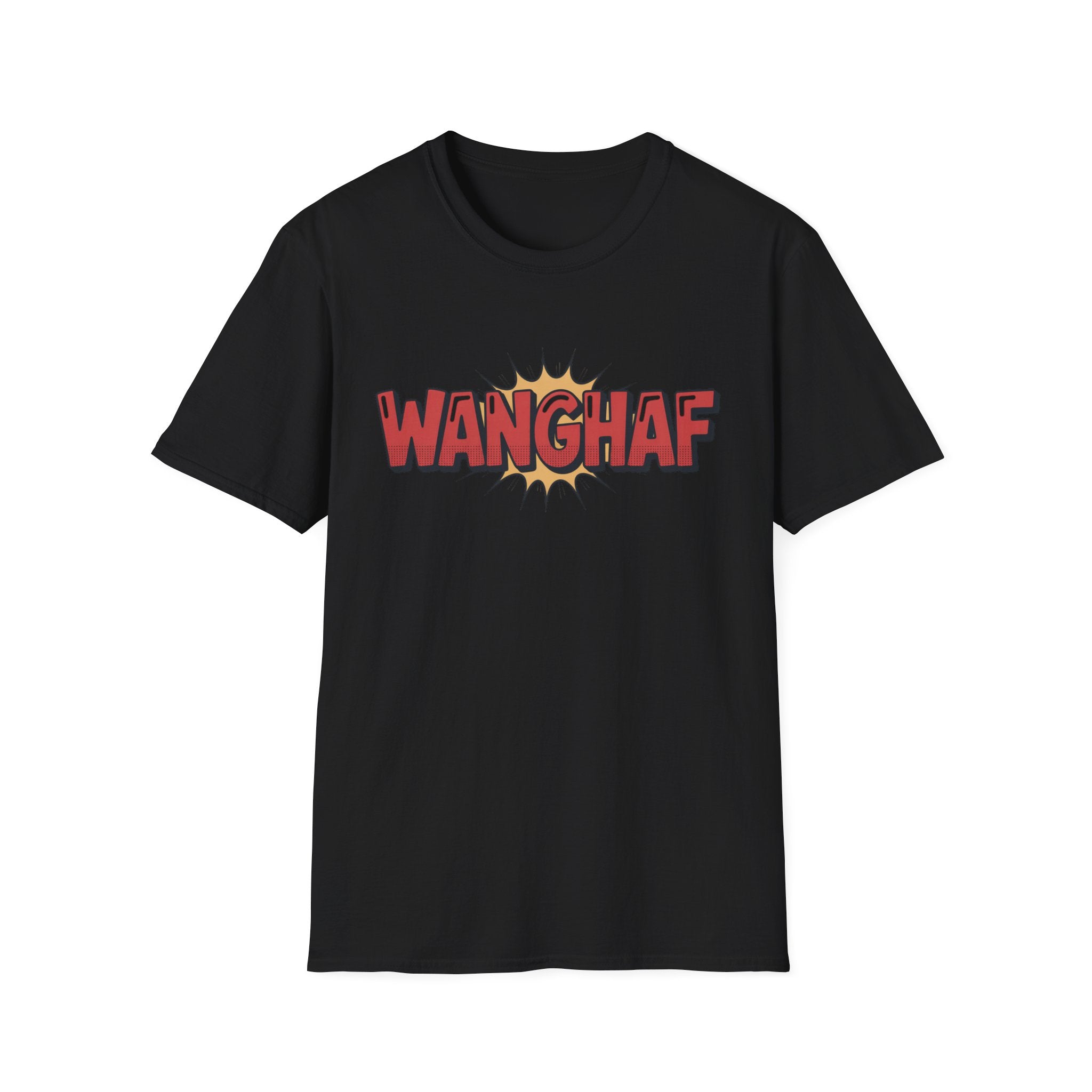 WANGHAF Comic-Style Graphic T-Shirt