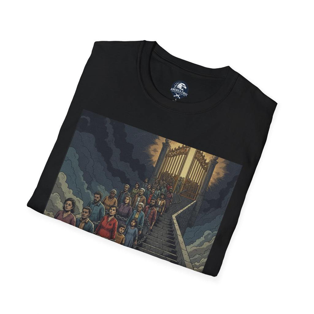 "Chain Migration II" Vintage Protest Art Tee