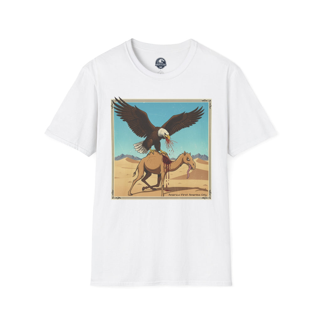 America First T-Shirt — Vintage Southwestern Wildlife Tee