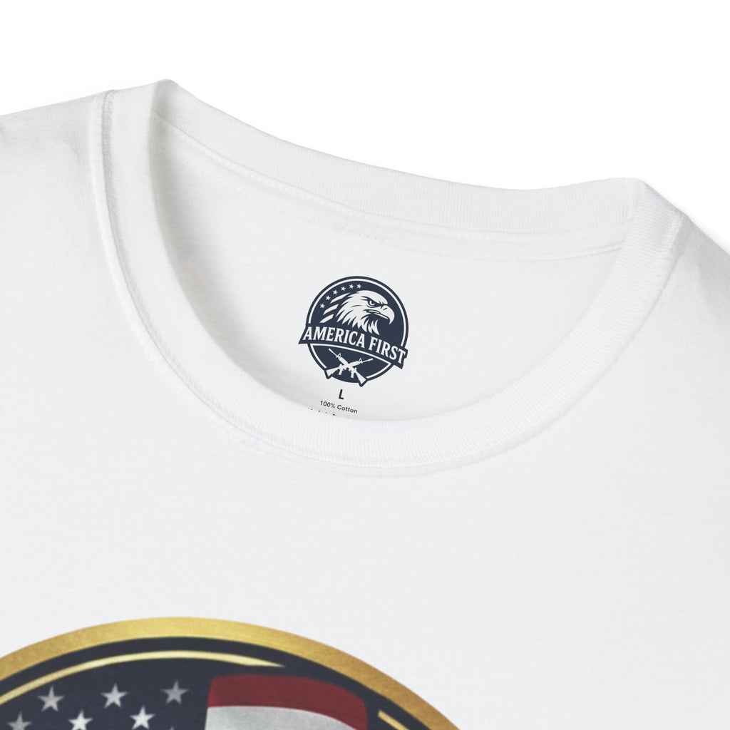 America First Eagle T-Shirt — Patriotic USA Flag Graphic Tee