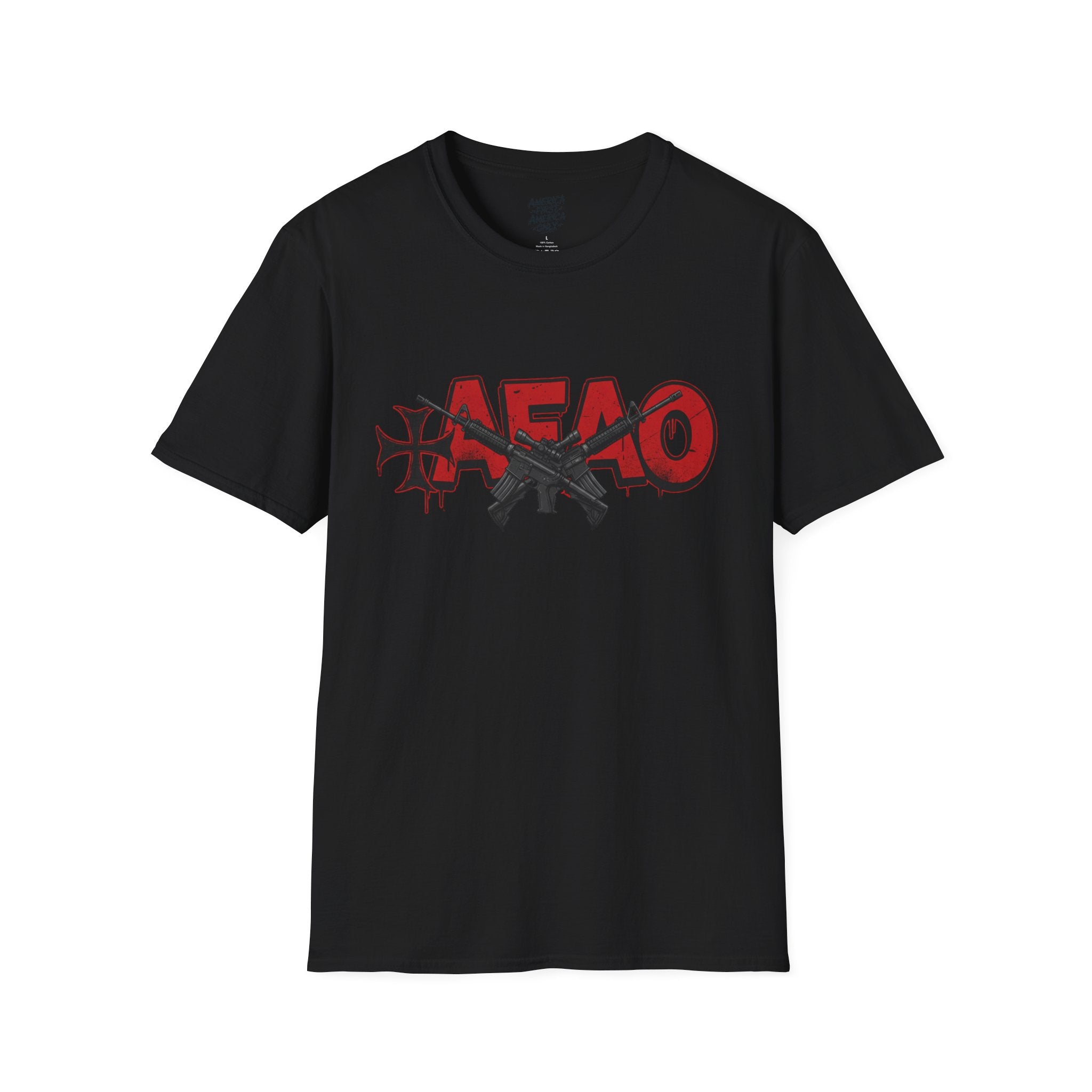 T-Shirt — AFAO Red Graffiti Logo Tee
