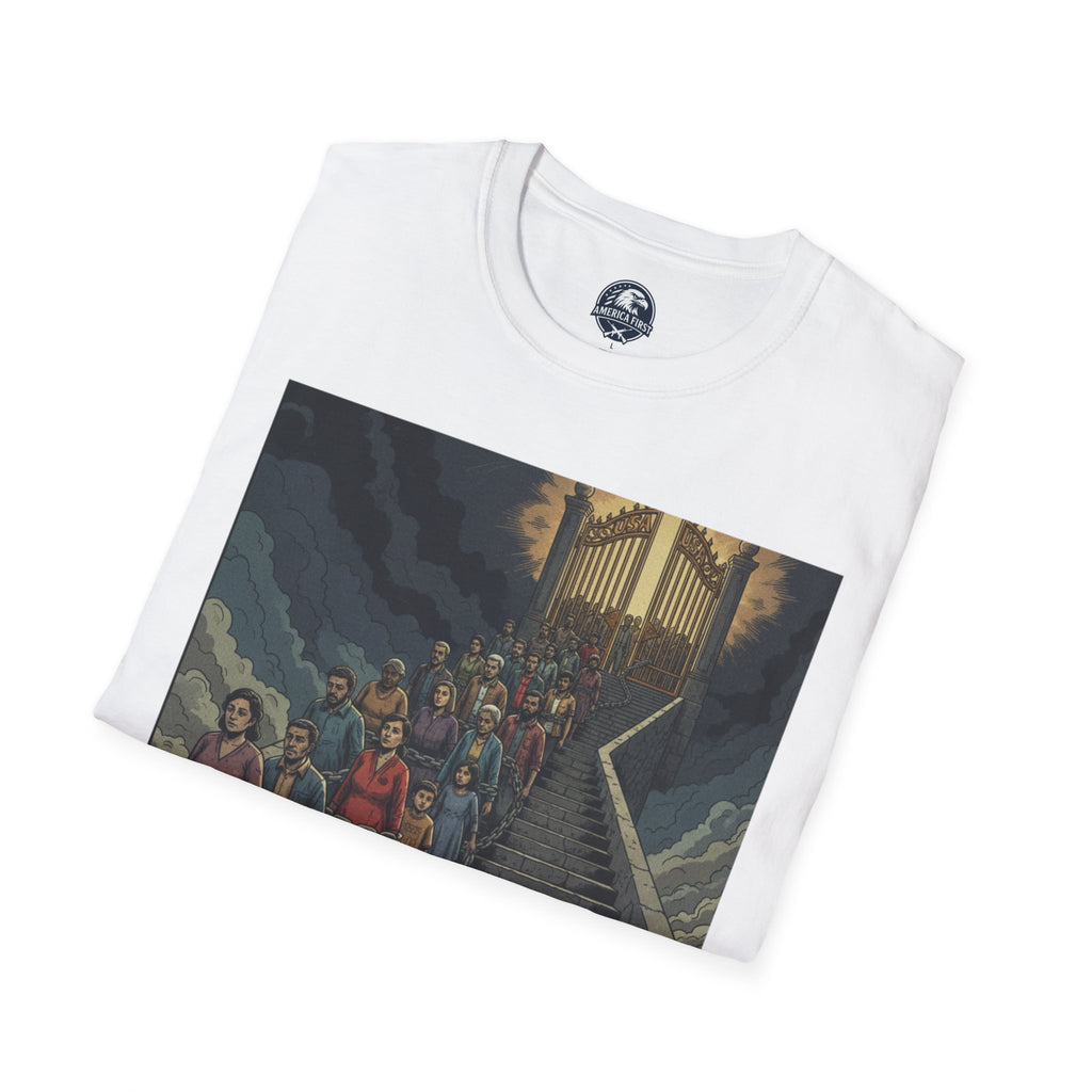 "Chain Migration II" Vintage Protest Art Tee