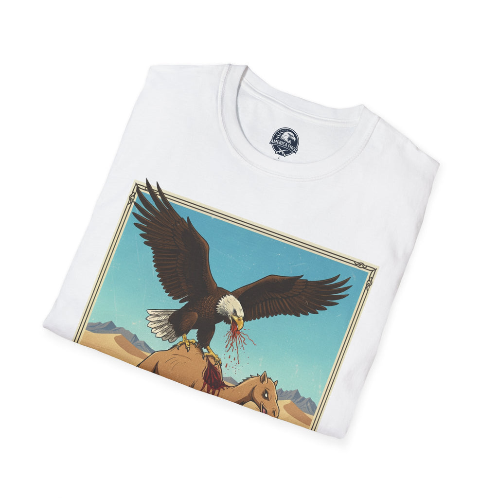 America First T-Shirt — Vintage Southwestern Wildlife Tee