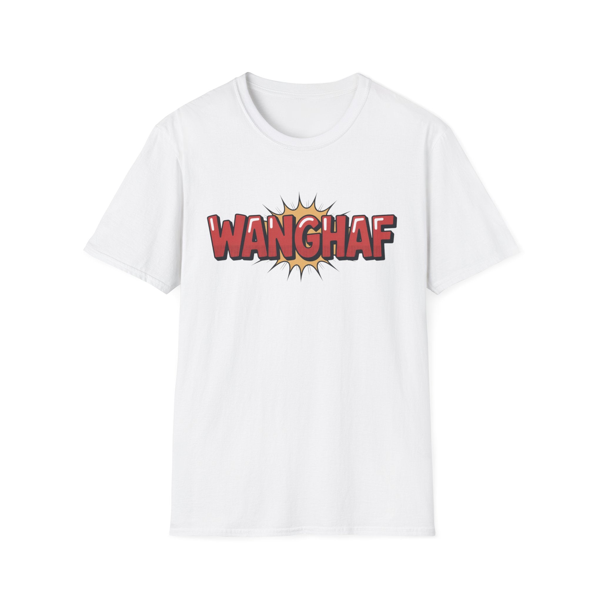 WANGHAF Comic-Style Graphic T-Shirt